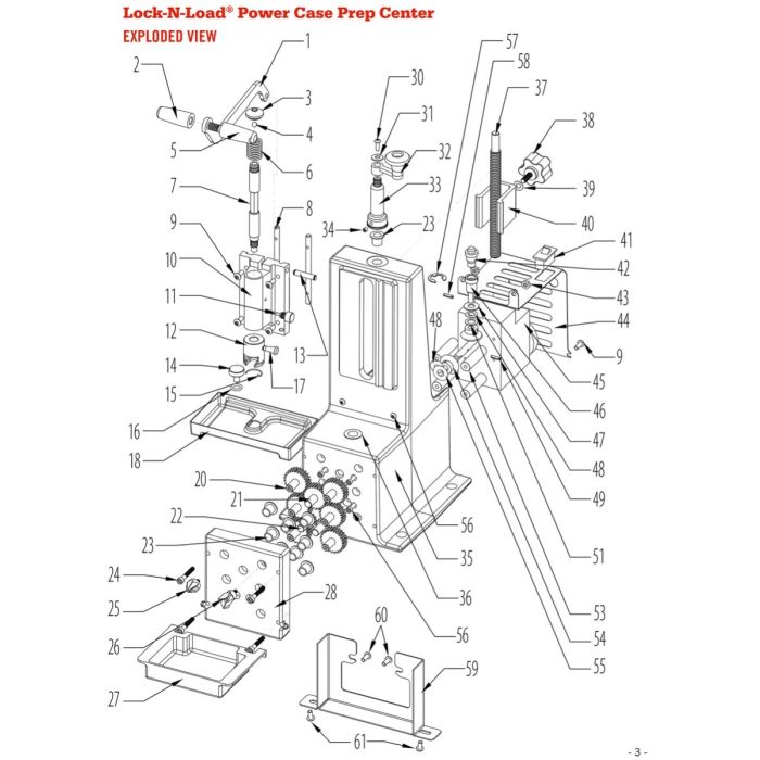 Pièce détachée Hornady Lock-N-Load® "Gear and Shaft Assembly"